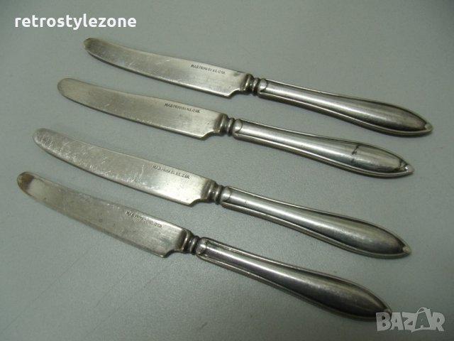 № 2925 стари малки метални ножчета MAB PRIMA SV.N.S 12 GR  - комплект 4 броя, снимка 2 - Други ценни предмети - 24240341