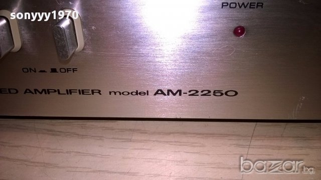 Akai am-2250-amplifier-made in japan-внос швеицария, снимка 12 - Ресийвъри, усилватели, смесителни пултове - 15521160
