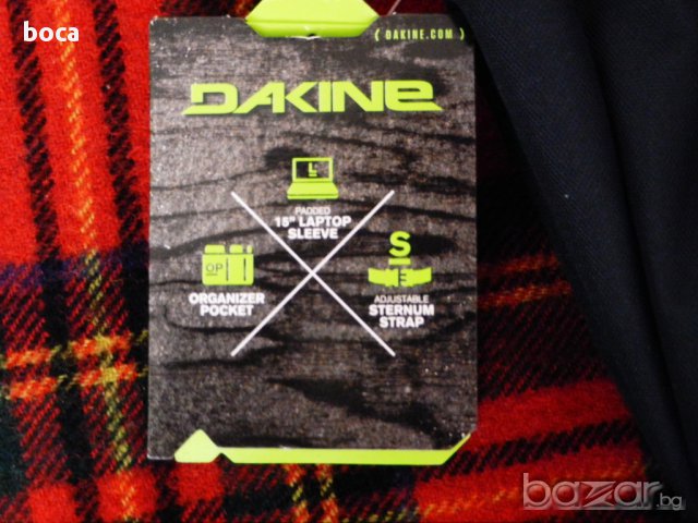 Dakine Detail 27L раница чисто нова с етикет син/зелен цвят, снимка 5 - Спортна екипировка - 15662322