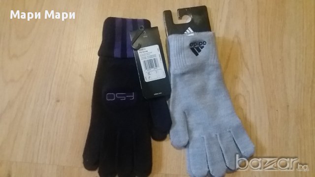 Adidas f 50 ръкавици, сиви класически, снимка 5 - Шапки - 16298336