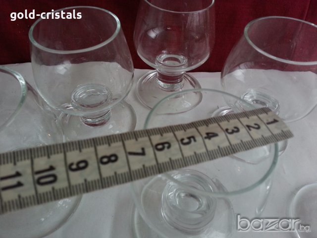  Стъклени чаши за ракия коняк  аперитив, снимка 4 - Антикварни и старинни предмети - 20243915
