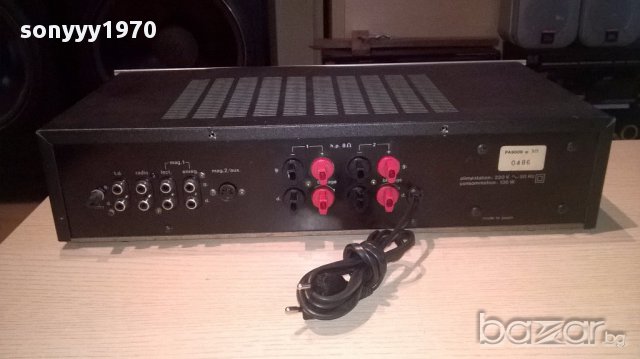 japan-made in japan-стар японски усилвател-внос швеицария, снимка 13 - Ресийвъри, усилватели, смесителни пултове - 13971279