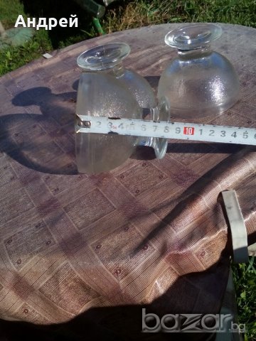 Стари стъклени купи,чаши, снимка 5 - Антикварни и старинни предмети - 21123826