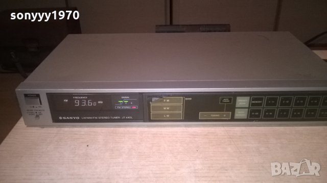 sanyo jt-440l stereo tuner-внос швеция