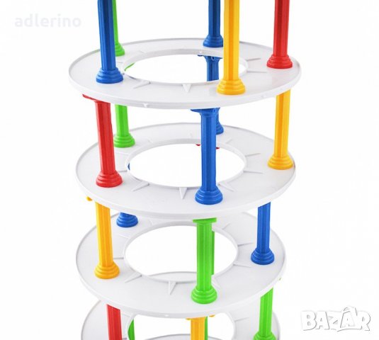  Семейна игра - Кулата в Пиза - детска занимателна игра, образователна игра , снимка 5 - Образователни игри - 25008570