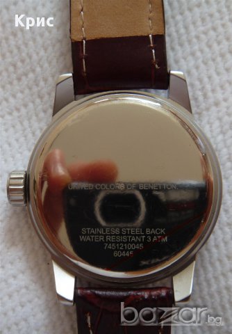 Нов ! Ръчен часовник Бенетон UNITED COLORS OF BENЕTTON 7451210045, снимка 12 - Мъжки - 12572705