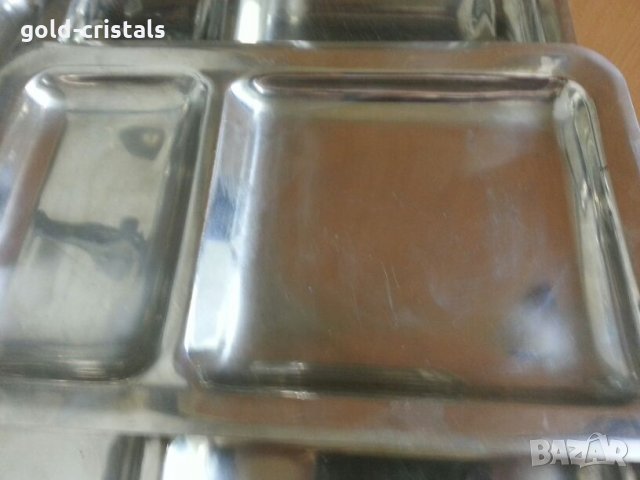 българска алпака хром  силистра подноси , снимка 3 - Антикварни и старинни предмети - 25854985