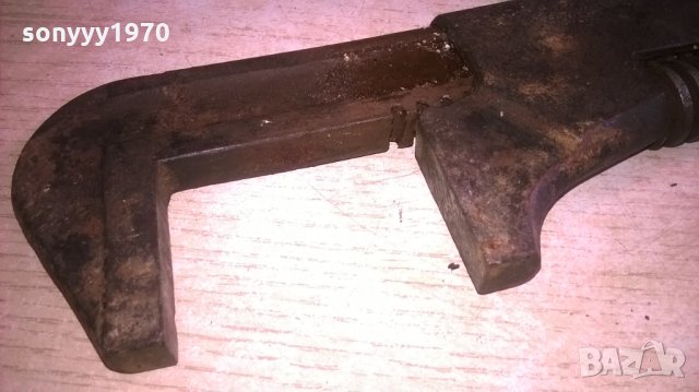 АНТИКА стар раздвижен ключ-внос швеицария-28х7см, снимка 4 - Ключове - 24915113