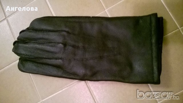 Мъжки ръкавици естествена кожа 08, снимка 5 - Шапки - 16393539