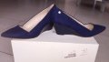 Calvin Klein сини велурени обувки EU37, снимка 7