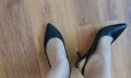 Дамски черни обувки от естествена кожа, снимка 5