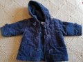 Джинсово палтенце за 9 месечно дете, снимка 1 - Бебешки якета и елеци - 24122415