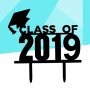Клас на 2019 завършване дипломиране абсолвенти топер украса табела за торта