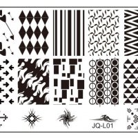 декорации плочка / щампа шаблон за печат на нокти - Нова JQ L01, снимка 1 - Други - 18794325