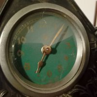 Немски механичен настолен часовник, снимка 5 - Антикварни и старинни предмети - 22879800