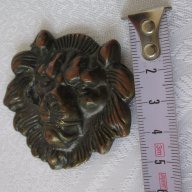 бронзова лъвска глава , снимка 5 - Антикварни и старинни предмети - 11468267