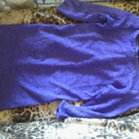 Лилава рокля секси, снимка 3 - Рокли - 23241269
