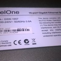 levelone gsw-1657 16 port gigabit ethernet switch, снимка 4 - Суичове - 25722864