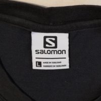 Salomon НОВА оригинална тениска S памучна фланелка, снимка 4 - Спортни дрехи, екипи - 25382219