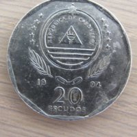  20 Escudos-1994 година, Кабо Верде, 115 L, снимка 1 - Нумизматика и бонистика - 24796093