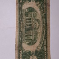 $ 2 Dollars 1928-D RED SEAL OLD US CURRENCY, снимка 6 - Нумизматика и бонистика - 16948273