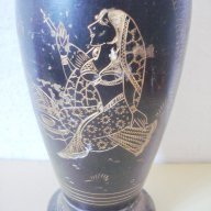 Стара бронзова ваза 2, снимка 5 - Антикварни и старинни предмети - 14786243