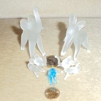 Фигурки миниатюрни слончета матов кристал, снимка 14 - Колекции - 19344906