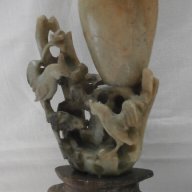 Стенна ваза 19-ти век , сапунен камък , снимка 2 - Антикварни и старинни предмети - 13774010