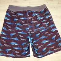 Мъжки къси плажни - бански - панталони с акули марка Tommy Hillfiger, снимка 2 - Къси панталони - 24029857