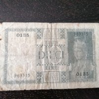 Банкнота - Италия - 10 лири | 1935г., снимка 4 - Нумизматика и бонистика - 25895251
