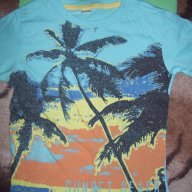 Нова лятна вносна тениска със палми-размер-110-116