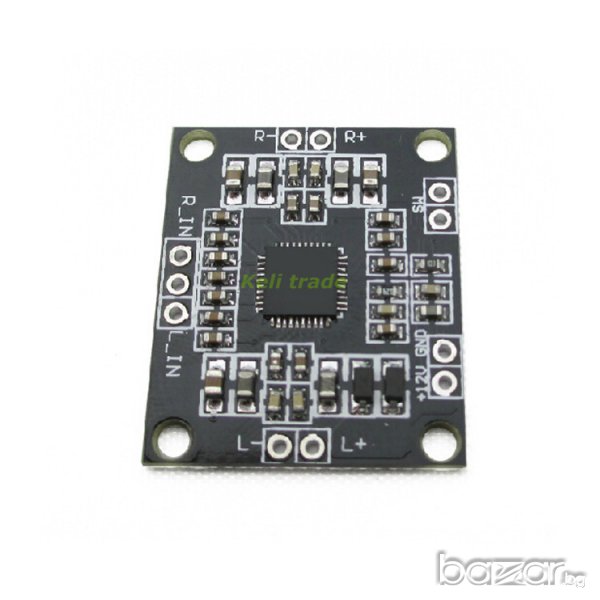  Усилвател с PAM8610 стерео 15W+15W Class D 12V, снимка 1