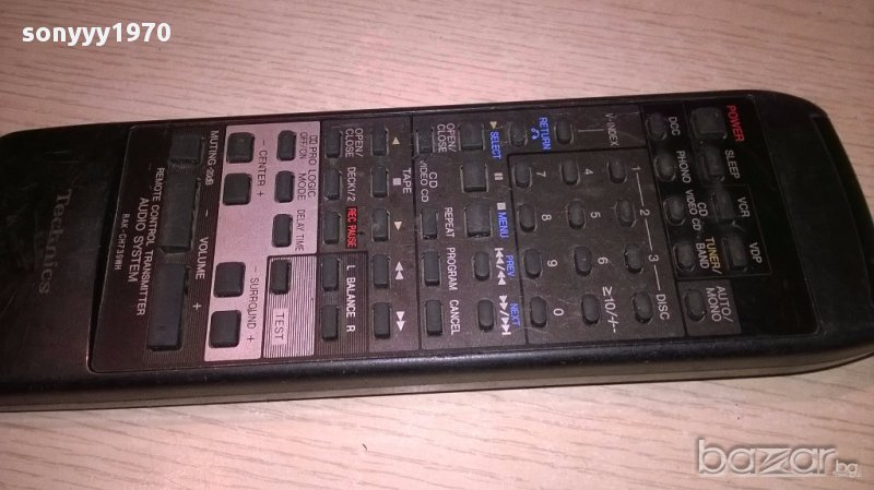 Technics dcc/phono/cd/tuner/vcd/vdp-full remote control-от швеицария, снимка 1