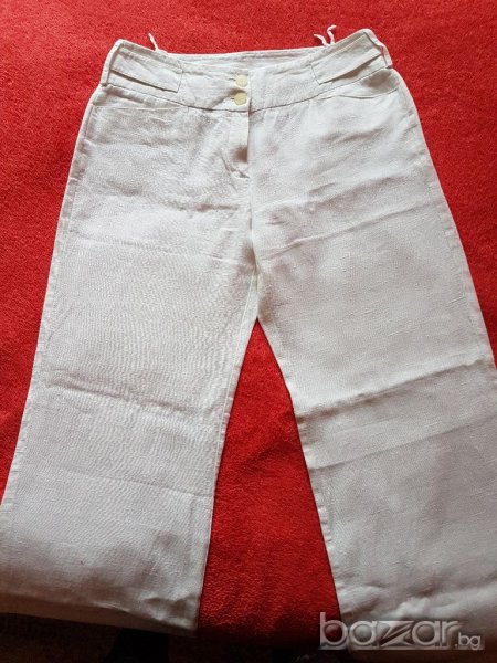 Ленен панталон прав крачол 40н, снимка 1
