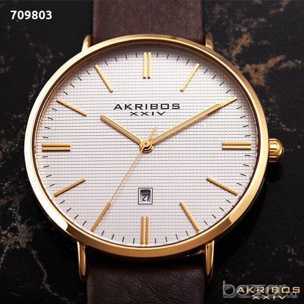 Нов мъжки часовник Akribos XXIV, 85лв, снимка 1