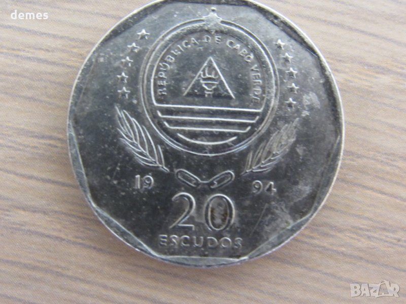  20 Escudos-1994 година, Кабо Верде, 115 L, снимка 1