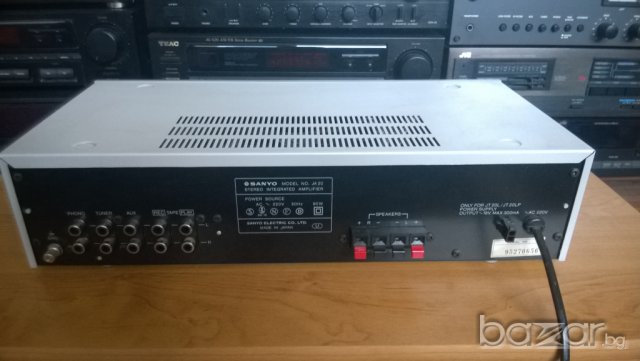 sanyo ja20l-stereo amplifier-нов внос швеицария, снимка 11 - Ресийвъри, усилватели, смесителни пултове - 7209658