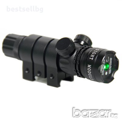 Зелен лазерен прицел мек бърз спусък батерия зарядно лов пушка бързомерец оптически мерник бързомер, снимка 8 - Оборудване и аксесоари за оръжия - 11327874