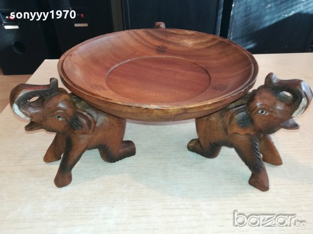 ретро колекция-композиция три слона-внос швеицария 33х14см, снимка 6 - Колекции - 20932427