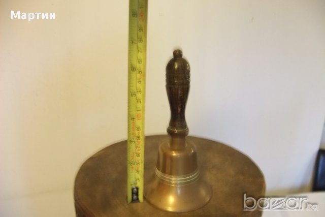 Колекционерска масивна бронзова - камбана - 1бр.(00935), снимка 4 - Антикварни и старинни предмети - 13075330