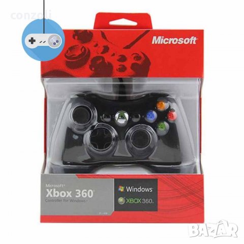 Джойстик /геймпад/ за Microsoft Xbox & Slim 360, Windows 7/8/10, снимка 2 - Джойстици и геймпадове - 23209959