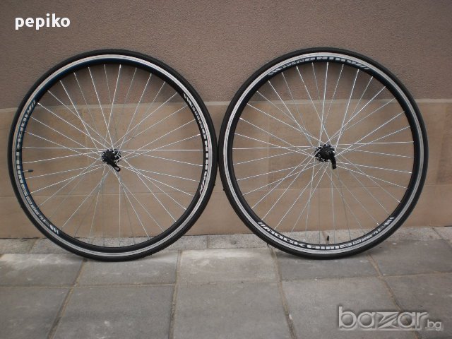 Продавам колела внос от Германия комплект шосейни капли 28 цола Assess , снимка 17 - Части за велосипеди - 10083386