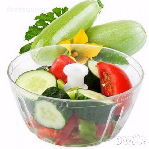 1827 Ръчен чопър за плодове и зеленчуци Nicer Dicer Plus, снимка 4 - Кухненски роботи - 23528593