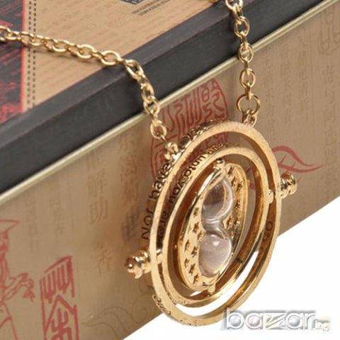 Хари Потър Harry Potter Time Turner Колие Времевърт на Хърмаяни Грейнджър Hermione Granger, снимка 4 - Колиета, медальони, синджири - 7495306