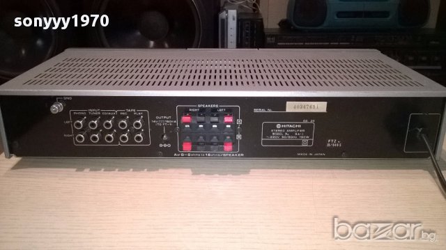 hitachi ha-1 stereo amplifier-made in japan-внос швеицария, снимка 11 - Ресийвъри, усилватели, смесителни пултове - 14225347