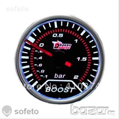 Бустметър буустметър boost gauge boost meter буст метър турбо уред , снимка 3 - Аксесоари и консумативи - 10751779