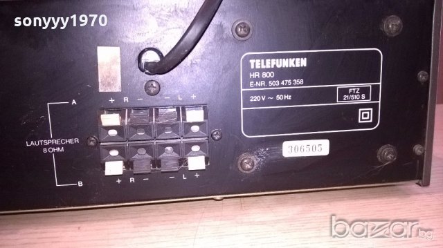 telefunken hr 800 receiver-внос швеицария &, снимка 15 - Ресийвъри, усилватели, смесителни пултове - 18418662