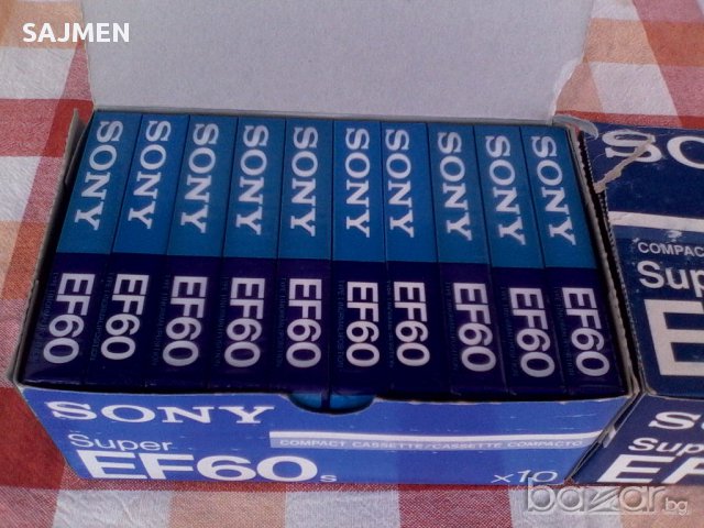 SONY EF 60 аудио касети, снимка 3 - Други - 9998528