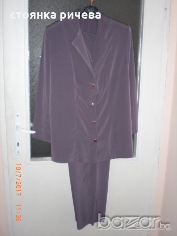 продавам нов копринен дамски костюм, снимка 1 - Костюми - 18226180