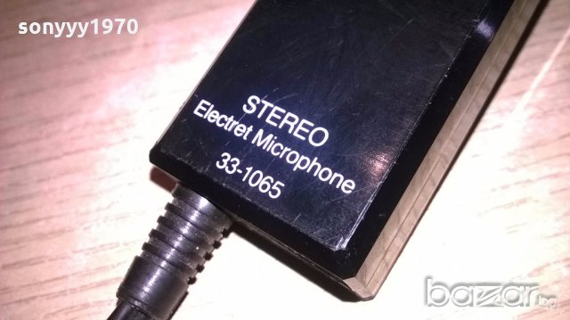 realistic-stereo electret microphone-внос англия, снимка 9 - Микрофони - 19600044
